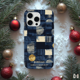 バリろうけつ染め幾何学的調和 – エレガンスモダンス iPhone 15 PRO MAXケース