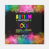 「バリアの克服」角磁石 マグネット (正面)