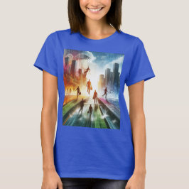 バリアの突破建物先物 Tシャツ