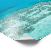 バリアリーフ素晴らしの空中表示 フォトプリント (角)