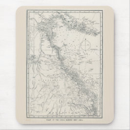 バリアリーフ素晴らしエリア地図の地図 マウスパッド