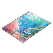 バリア素晴らしーリーフウォーターのカラー ノートブック (左側)