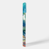 バリア素晴らしーリーフウォーターのカラー Case-Mate iPhoneケース (裏面 / 右)