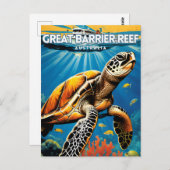 バリア素晴らしーリーフオーストラリア ポストカード (正面/裏面)