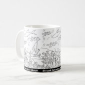 バリア素晴らしーリーフマグ コーヒーマグカップ (正面左)