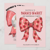 バリィ スウィート パーティー ご招待 招待状 (正面/裏面)