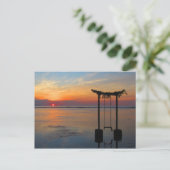 バリインドネシアサンセット ポストカード (スタンド正面)