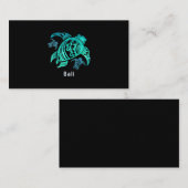 バリインドネシアシーブルートリバルタートル 名刺 (正面/裏面)