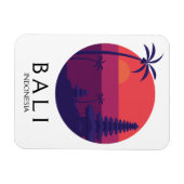 バリインドネシアテンプルヴィンテージトラベル マグネット (横)