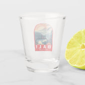 バリインドネシアトラベルアートヴィンテージ ショットグラス (裏面)