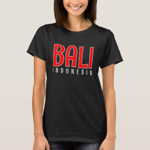 バリインドネシアトラベルバケーションアジアアイランドトロピカ Tシャツ