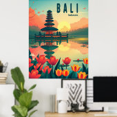 バリインドネシアトラベル ポスター (ホームオフィス)