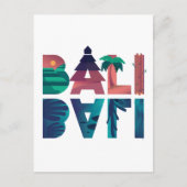 バリインドネシアトラベル ポストカード (正面)