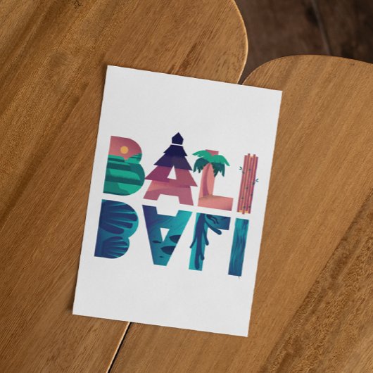 バリインドネシアトラベル ポストカード