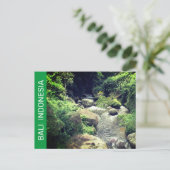 バリインドネシアポストカード ポストカード (スタンド正面)