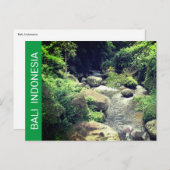 バリインドネシアポストカード ポストカード (正面/裏面)