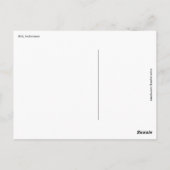 バリインドネシアポストカード ポストカード (裏面)