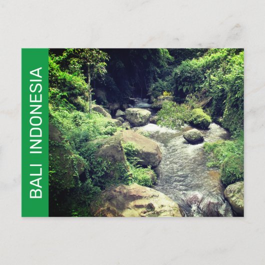 バリインドネシアポストカード ポストカード (正面)