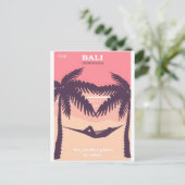 バリインドネシアヴィンテージポスター シーズンポストカード (スタンド正面)