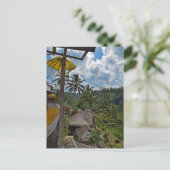 バリインドネシア棚田 ポストカード (スタンド正面)