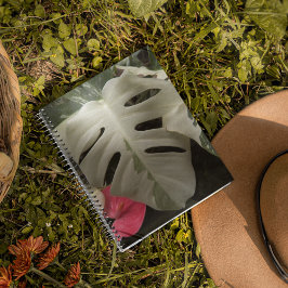 バリエーションモンステラ葉フローラ ノートブック