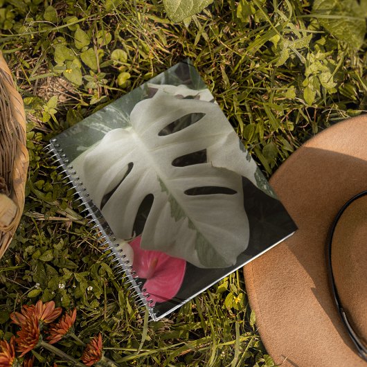 バリエーションモンステラ葉フローラ ノートブック