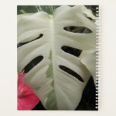 バリエーションモンステラ葉フローラ プランナー手帳 (裏面)