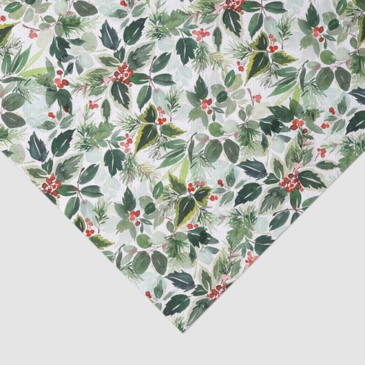 バリエー離れドクリスマスとウィンターベリー 薄葉紙 (詳細)
