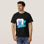 バリカンと石膏 Tシャツ (正面フル)