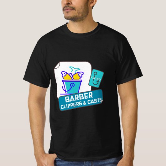 バリカンと石膏 Tシャツ (正面)