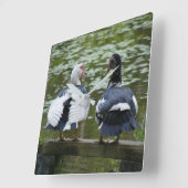 バリケン スクエア壁時計 (傾斜)