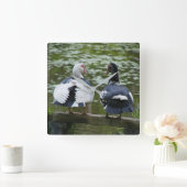 バリケン スクエア壁時計 (ホーム)