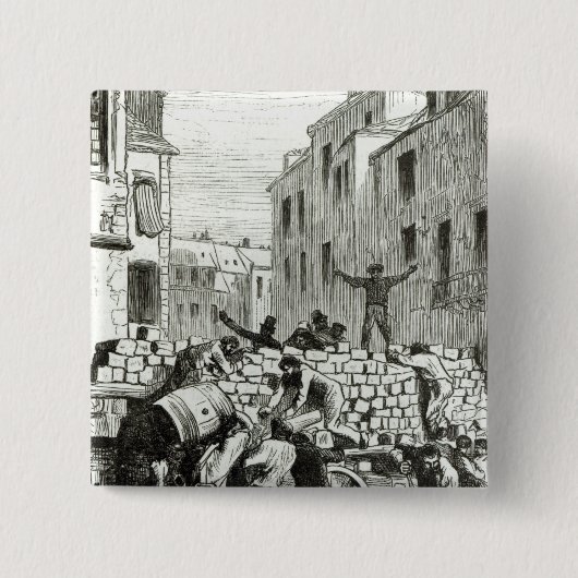 バリケード 缶バッジ (正面)