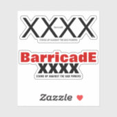 バリケードXXXX シール (シート)