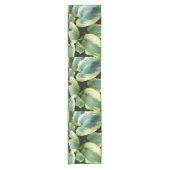 バリゲットホスタ葉フローラ ショートテーブルランナー (正面)