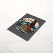 バリサインからの挨拶 箔シーズンポストカード (回転した状態)