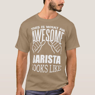 バリスタおもしろいことわざ1 Tシャツ