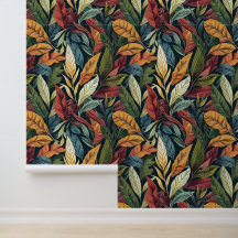 バリスタイルエキゾチック葉植物深いカラー