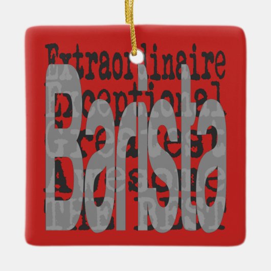 バリスタエクストラナネール セラミックオーナメント (正面)