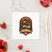 バリスタカスタマイズヴィンテージコーヒーショップビジネス スタンダードカクテルナプキン (インサイチュ)