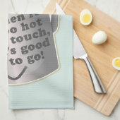 バリスタカフェミルク温暖化ジューグ キッチンタオル (四つ折り)