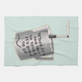 バリスタカフェミルク温暖化ジューグ キッチンタオル (横)