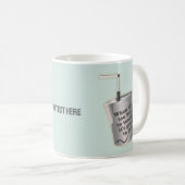 バリスタカフェミルク温暖化ジューグ コーヒーマグカップ (正面右)