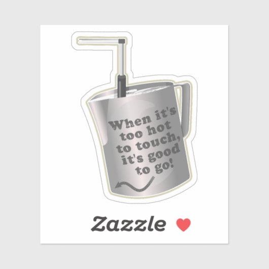 バリスタカフェミルク温暖化ジューグ シール (シート)