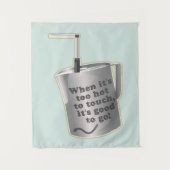 バリスタカフェミルク温暖化ジューグ タペストリー (正面)