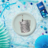 バリスタカフェミルク温暖化ジューグ ペーパープレート (パーティー)