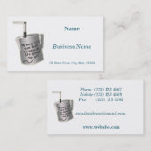 バリスタカフェミルク温暖化ジューグ 名刺 (正面/裏面)