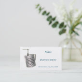 バリスタカフェミルク温暖化ジューグ 名刺 (スタンド正面)