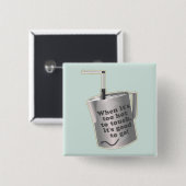 バリスタカフェミルク温暖化ジューグ 缶バッジ (正面&裏面)