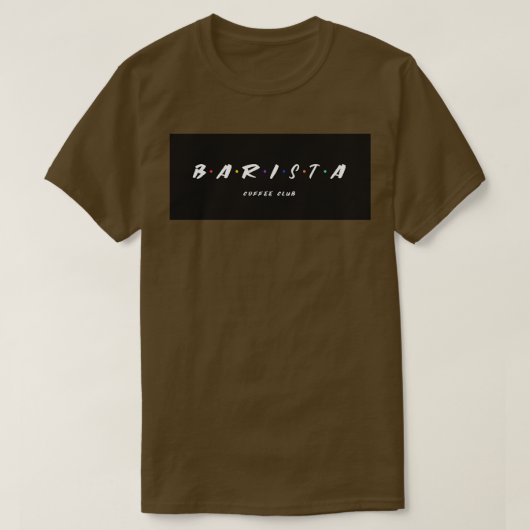 バリスタコーヒークラブ Tシャツ (デザイン正面)